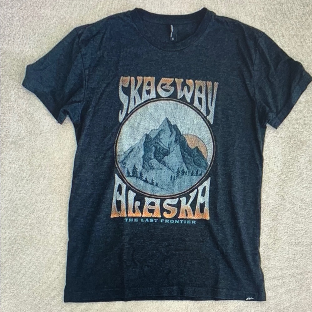 Skagway Alaska Graphic Tee - Black
